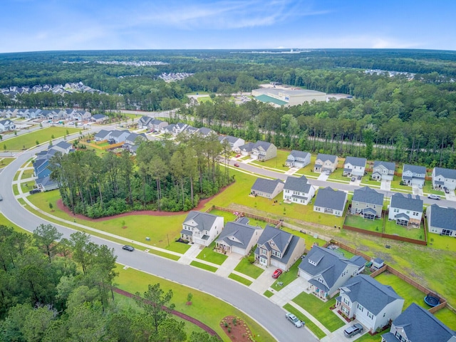 135 Cypress Preserve Blvd, Moncks Corner, SC 29461 - aerial view of residential area with a heavily wooded area