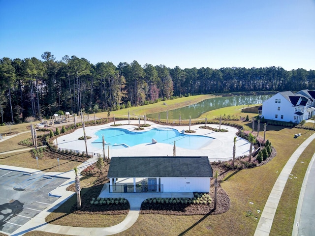 135 Cypress Preserve Blvd, Moncks Corner, SC 29461 - drone / aerial view of a large body of water and a pool