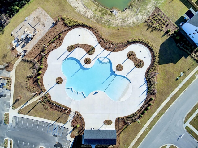 135 Cypress Preserve Blvd, Moncks Corner, SC 29461 - drone / aerial view of a pool area