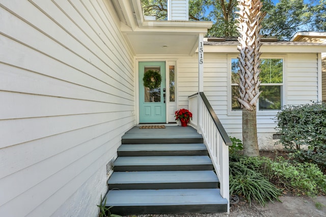 view of entrance to property