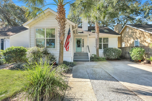 view of bungalow-style house