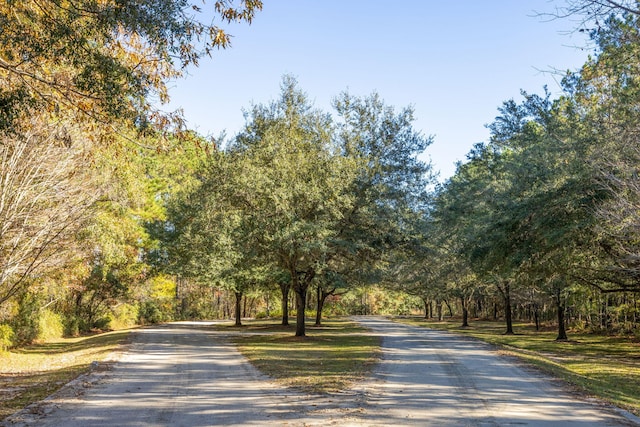 view of road