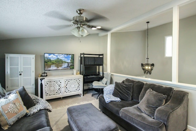 104 Queens Ct, Summerville, SC 29485 - living area with ceiling fan and carpet
