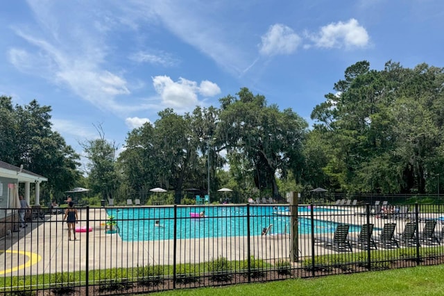 104 Queens Ct, Summerville, SC 29485 - community pool with view of wooded area