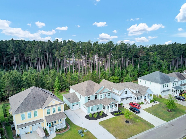 view of aerial view