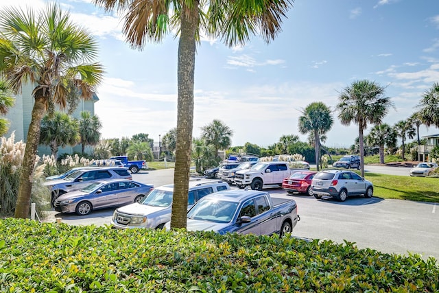 view of uncovered parking lot