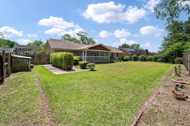 2912 Doncaster Dr, Charleston, SC 29414 - view of yard featuring a sunroom