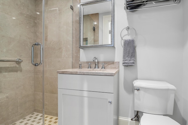 1 King Unit 702, Charleston, SC 29401 - bathroom with a stall shower and vanity