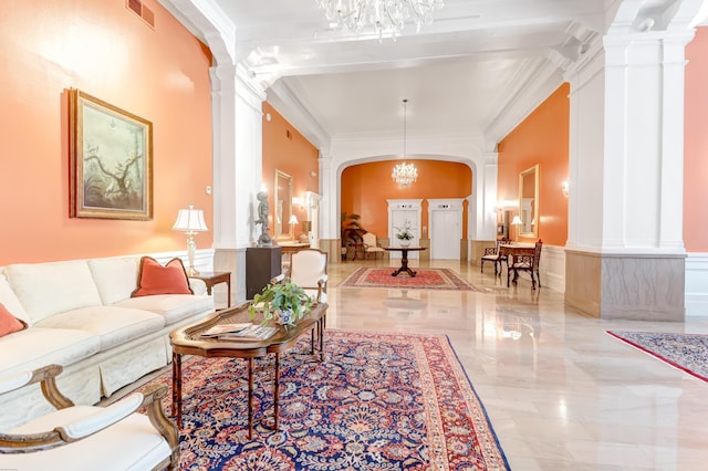 1 King Unit 702, Charleston, SC 29401 - common area with ornamental molding