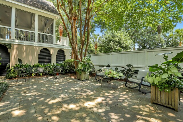 view of patio