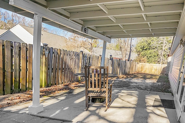 view of patio