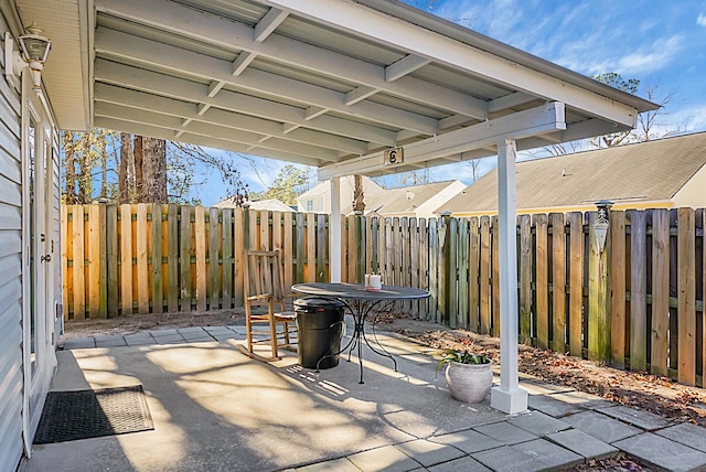 view of patio / terrace