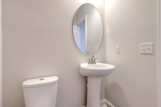 bathroom with toilet