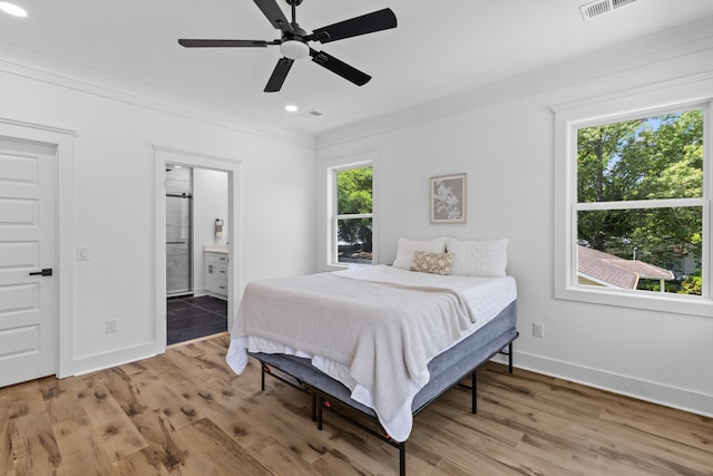 1917 Jason St, North Charleston, SC 29406 - bedroom featuring visible vents, baseboards, and light wood-type flooring