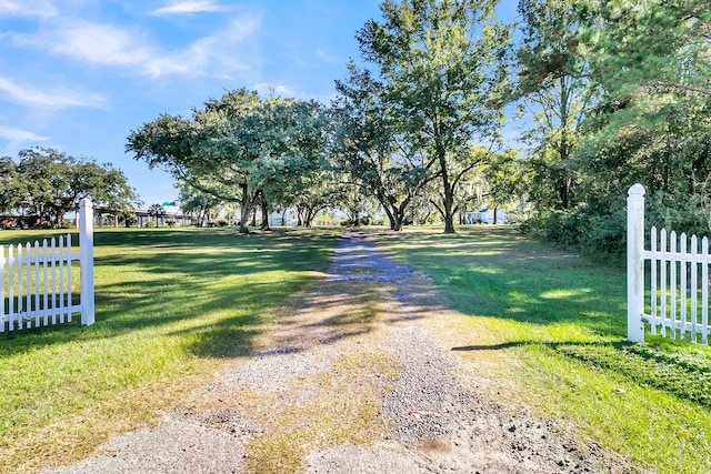 view of road