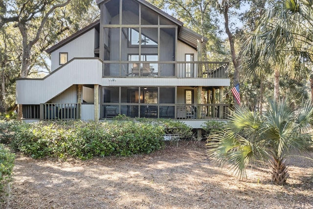 view of rear view of house