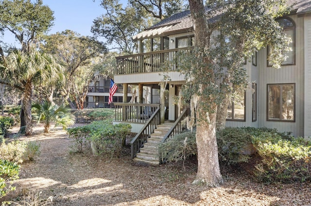 view of front of home