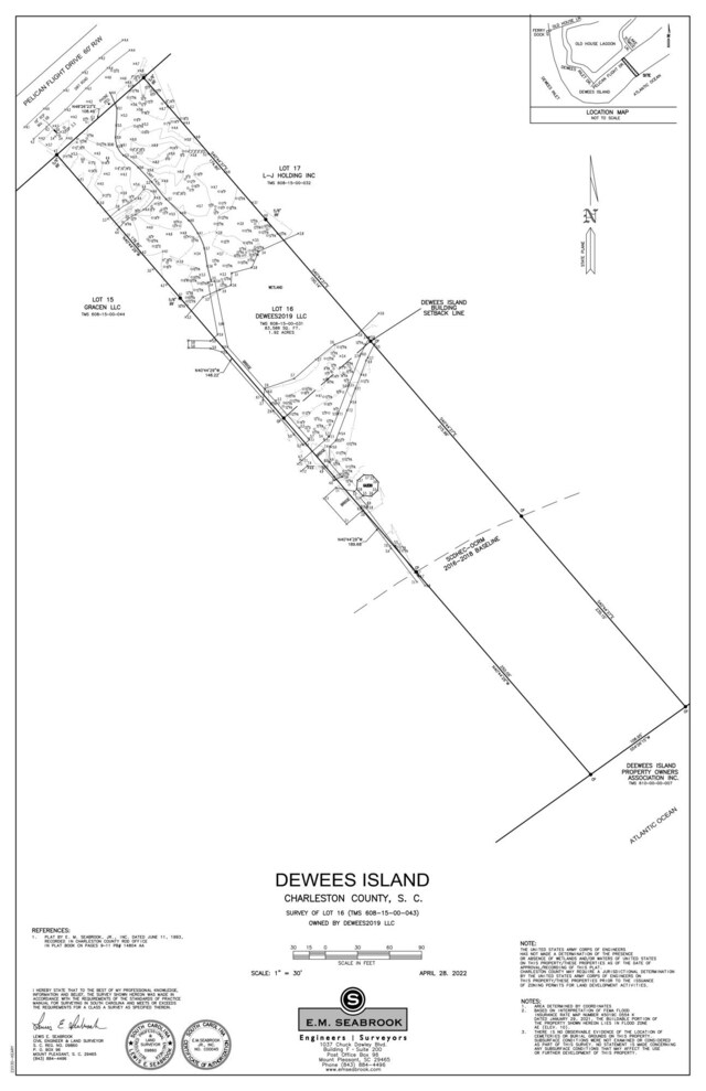 295 Pelican Flight Dr Lot 16, Dewees Island, SC 29451