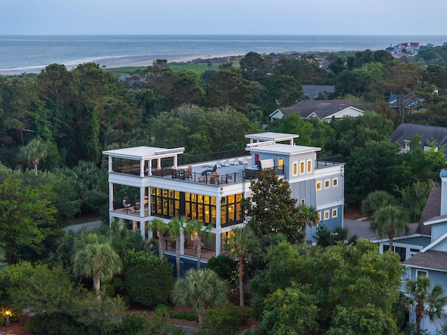 2213 Rolling Dune Rd, Seabrook Island, SC 29455 - bird's eye view of a nearby body of water
