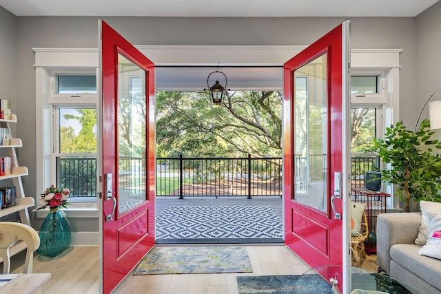2213 Rolling Dune Rd, Seabrook Island, SC 29455 - entrance foyer featuring wood finished floors and plenty of natural light