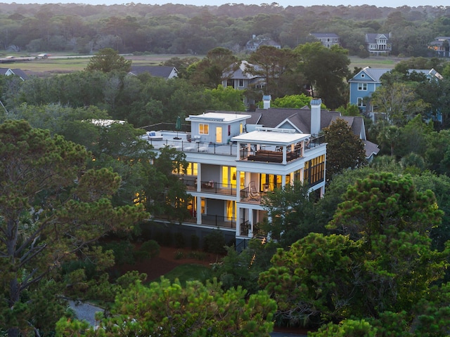 2213 Rolling Dune Rd, Seabrook Island, SC 29455 - drone / aerial view