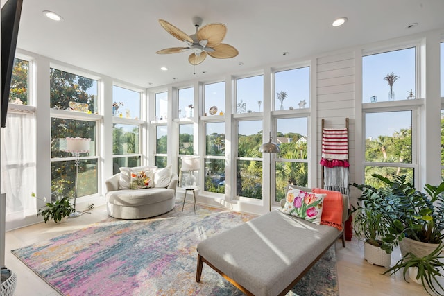 2213 Rolling Dune Rd, Seabrook Island, SC 29455 - sunroom / solarium featuring recessed lighting