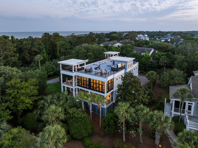 2213 Rolling Dune Rd, Seabrook Island, SC 29455 - bird's eye view of a nearby body of water