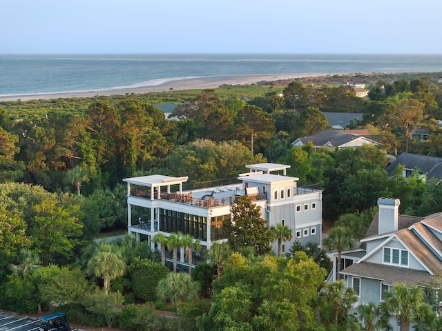 2213 Rolling Dune Rd, Seabrook Island, SC 29455 - bird's eye view of a large body of water