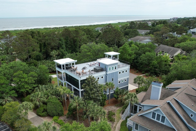 2213 Rolling Dune Rd, Seabrook Island, SC 29455 - aerial view of a nearby body of water and a heavily wooded area
