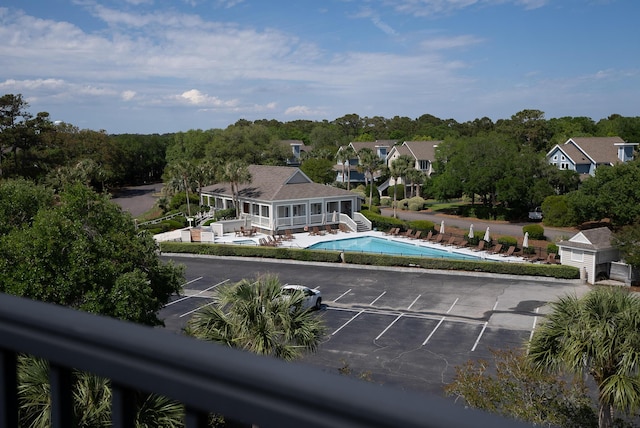 2213 Rolling Dune Rd, Seabrook Island, SC 29455 - aerial view of a pool area