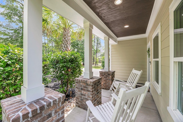5725 Caviar Ct, Johns Island, SC 29455 - view of porch