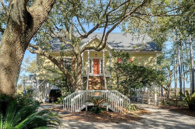 view of front of home