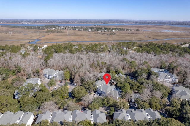 drone / aerial view featuring a residential view