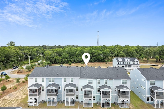 411 Katies Scenic Ct, Wando, SC 29492 - rear view of property with a sunroom