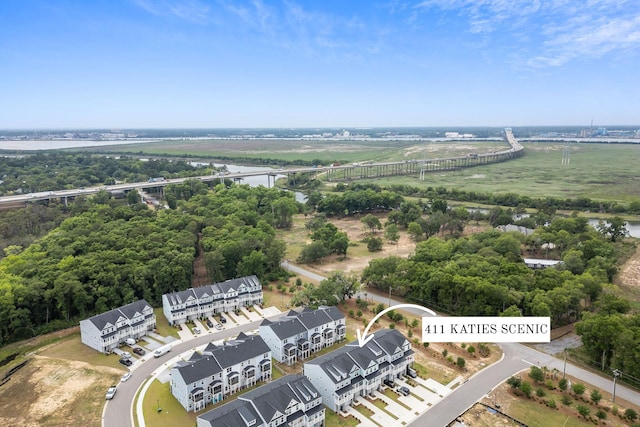 411 Katies Scenic Ct, Wando, SC 29492 - bird's eye view of a nearby body of water and a notable bridge