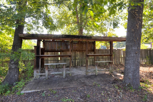 view of outbuilding