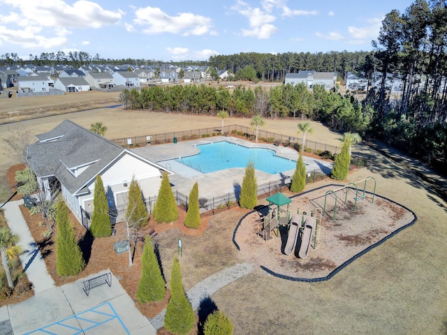 view of pool