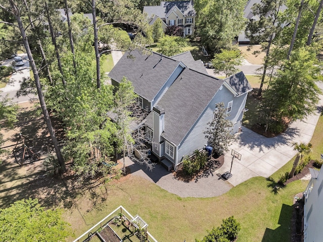 aerial view of property and surrounding area