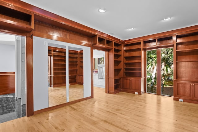 interior space featuring light hardwood / wood-style floors