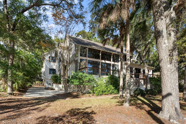 view of rear view of house