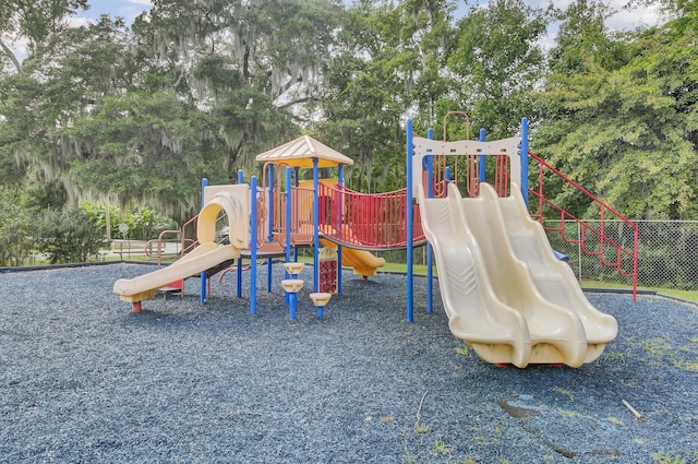 view of play area