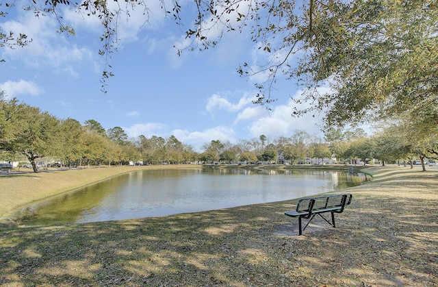 property view of water