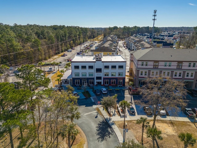 bird's eye view featuring a residential view