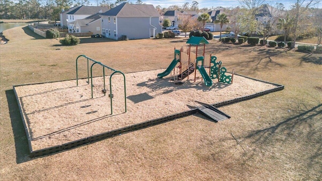 view of play area