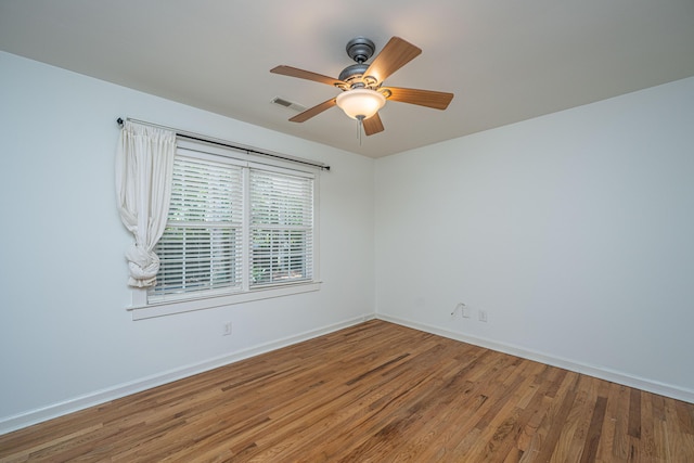 3002 Waterway Blvd, Isle Of Palms, SC 29451 - unfurnished room with wood finished floors and ceiling fan