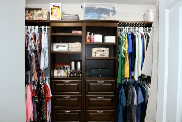 view of closet