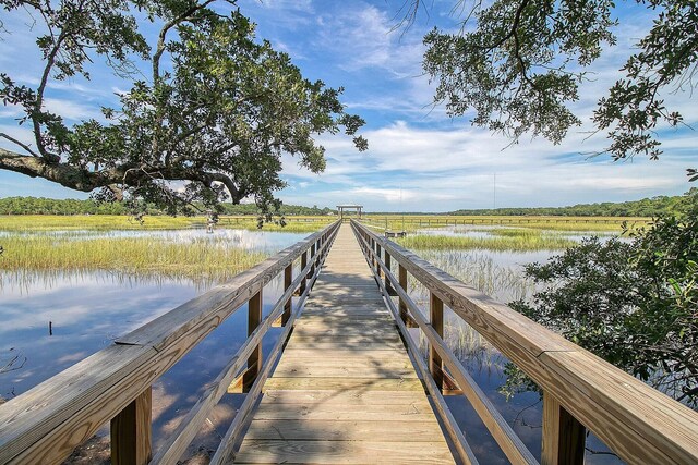 3894 Sawyers Island Dr, Mount Pleasant, SC 29466 - dock area featuring a water view