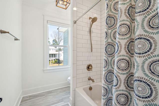 3894 Sawyers Island Dr, Mount Pleasant, SC 29466 - full bath with baseboards, shower / tub combo, and toilet