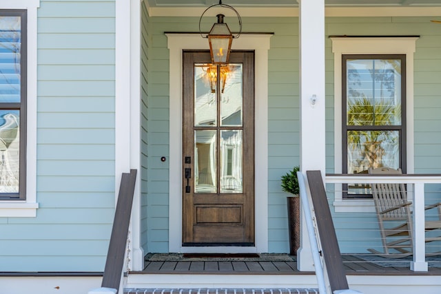 3894 Sawyers Island Dr, Mount Pleasant, SC 29466 - view of exterior entry with a porch
