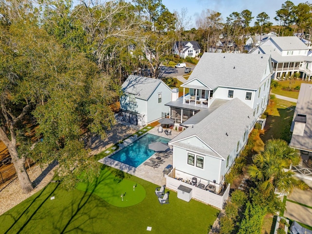 3894 Sawyers Island Dr, Mount Pleasant, SC 29466 - birds eye view of property featuring a residential view